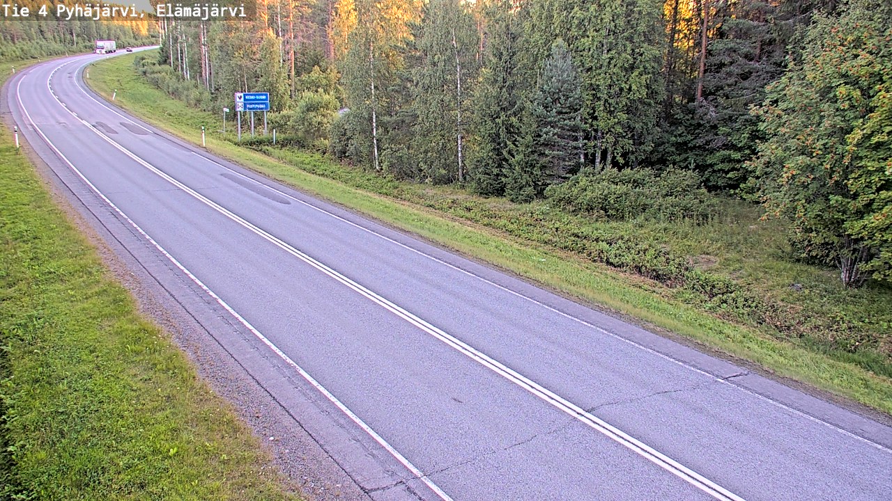 Kelikamerat Kuva Tie 4 Pyhäjärvi, Elämäjärvi, Pyhäjärvi, Pohjois-Pohjanmaa