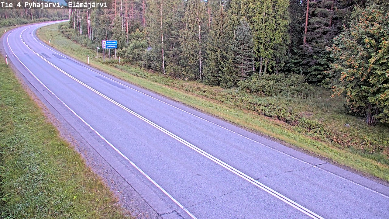 Kelikamerat Kuva Tie 4 Pyhäjärvi, Elämäjärvi, Pyhäjärvi, Pohjois-Pohjanmaa