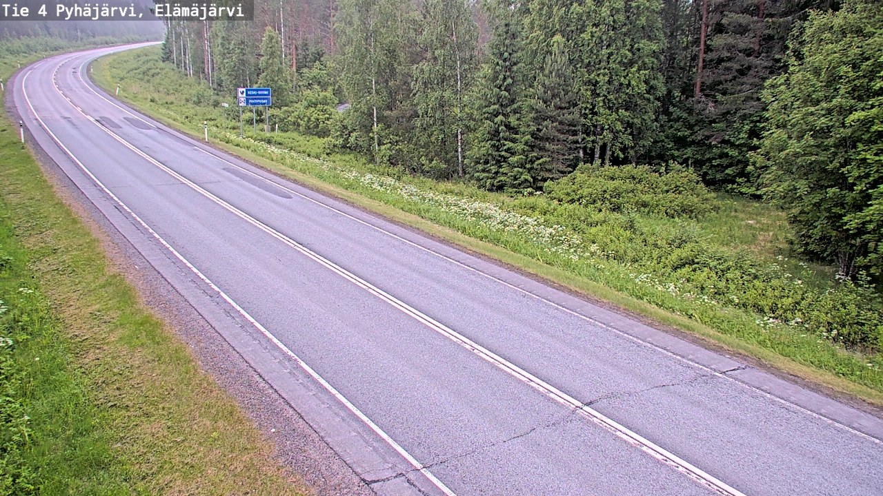 Kelikamerat Kuva Tie 4 Pyhäjärvi, Elämäjärvi, Pyhäjärvi, Pohjois-Pohjanmaa