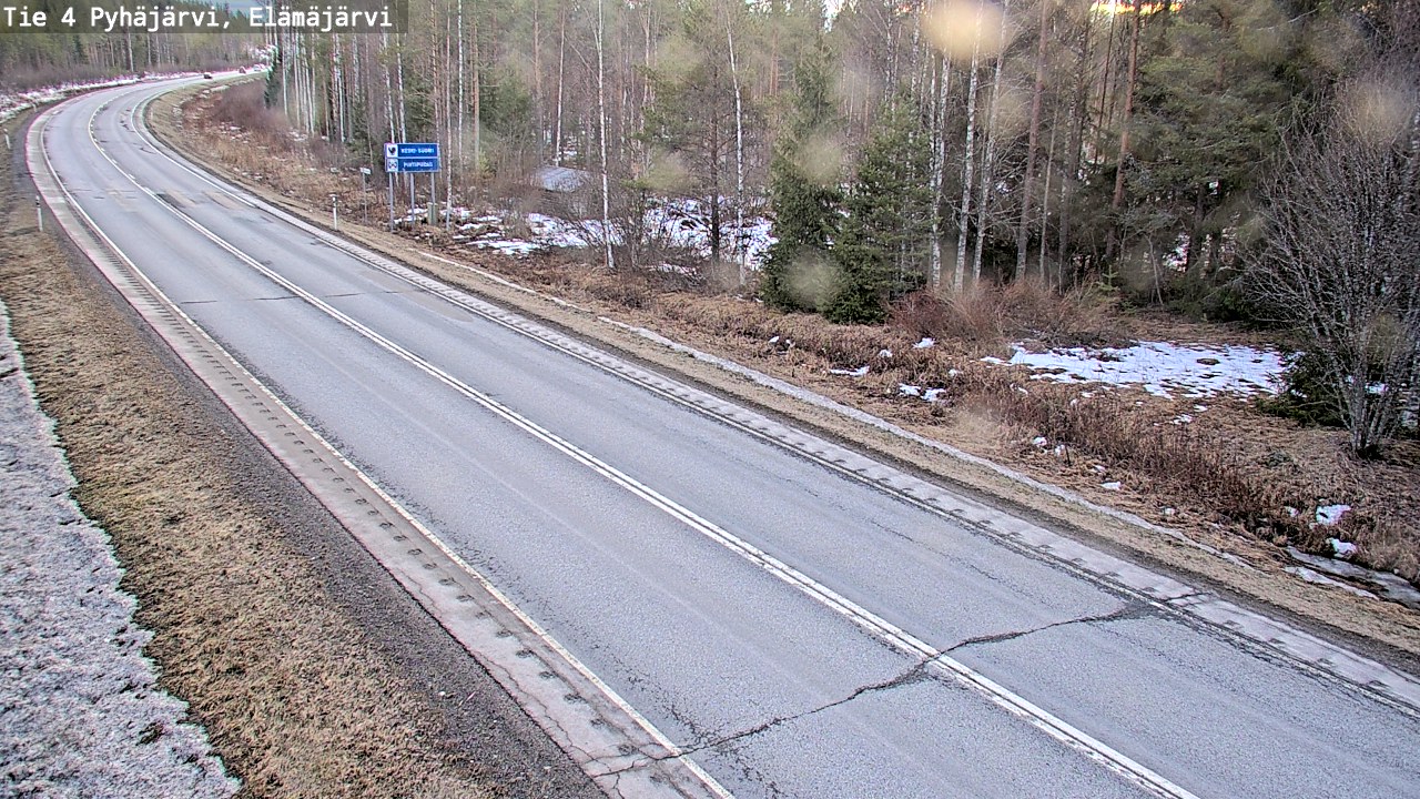 Kelikamerat Kuva Tie 4 Pyhäjärvi, Elämäjärvi, Pyhäjärvi, Pohjois-Pohjanmaa