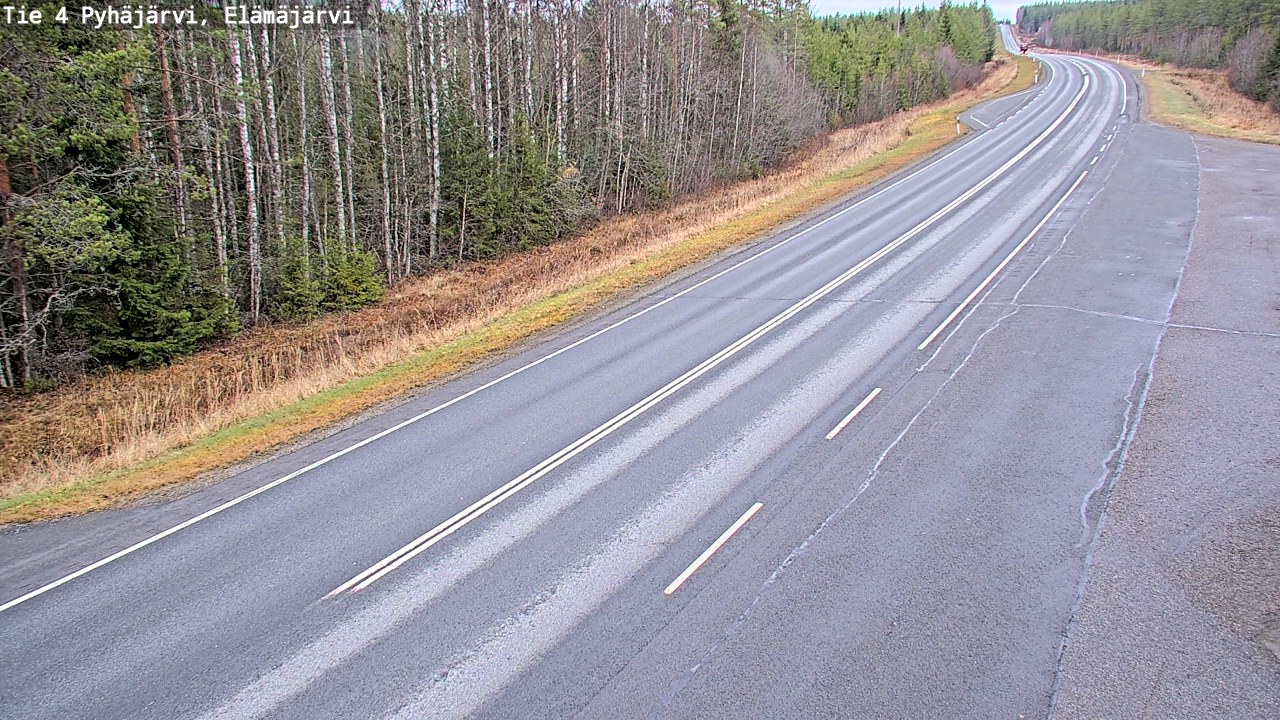 Kelikamerat Kuva Tie 4 Pyhäjärvi, Elämäjärvi, Pyhäjärvi, Pohjois-Pohjanmaa