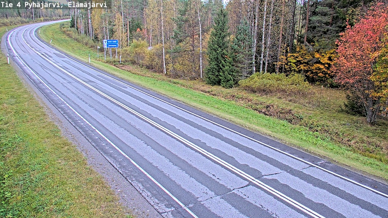 Kelikamerat Kuva Tie 4 Pyhäjärvi, Elämäjärvi, Pyhäjärvi, Pohjois-Pohjanmaa