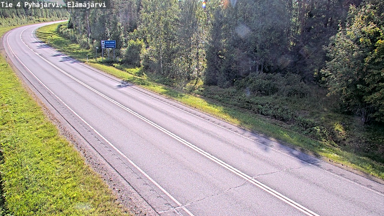 Kelikamerat Kuva Tie 4 Pyhäjärvi, Elämäjärvi, Pyhäjärvi, Pohjois-Pohjanmaa
