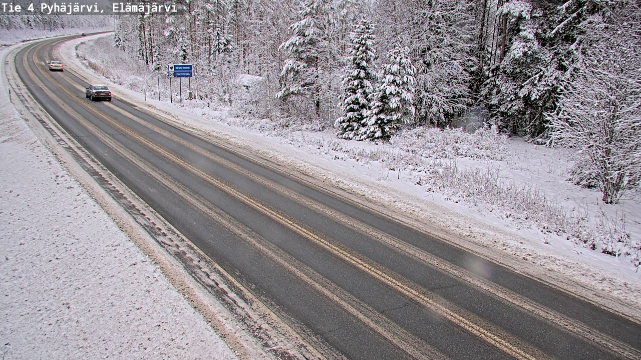 Kelikamerat Kuva Tie 4 Pyhäjärvi, Elämäjärvi, Pyhäjärvi, Pohjois-Pohjanmaa