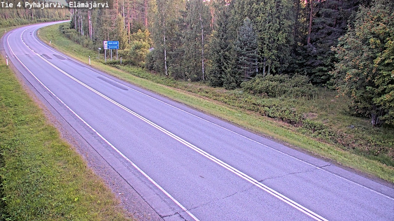 Kelikamerat Kuva Tie 4 Pyhäjärvi, Elämäjärvi, Pyhäjärvi, Pohjois-Pohjanmaa