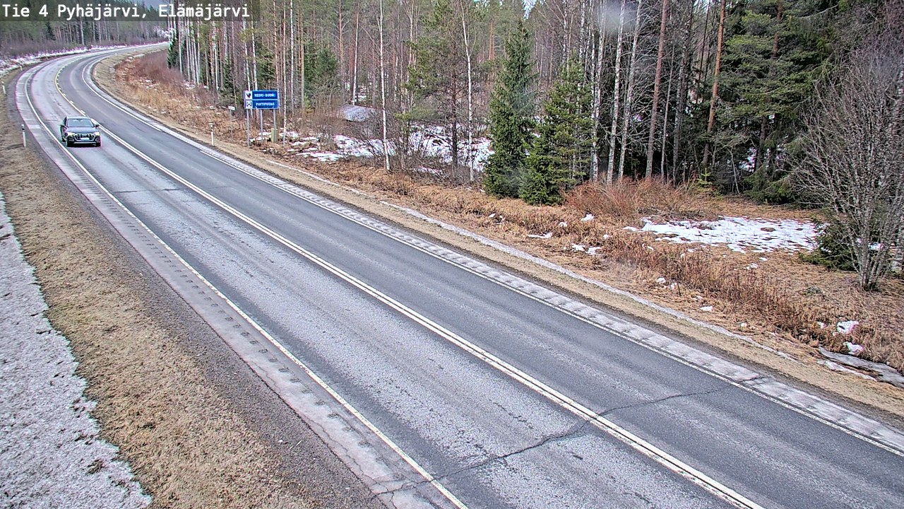 Kelikamerat Kuva Tie 4 Pyhäjärvi, Elämäjärvi, Pyhäjärvi, Pohjois-Pohjanmaa