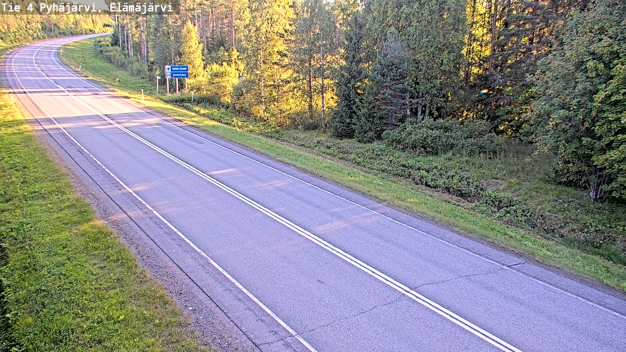 Kelikamerat Kuva Tie 4 Pyhäjärvi, Elämäjärvi, Pyhäjärvi, Pohjois-Pohjanmaa