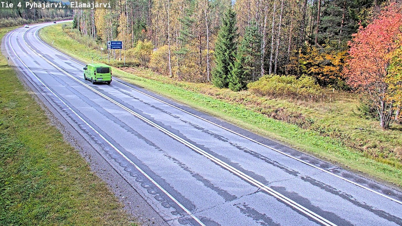 Kelikamerat Kuva Tie 4 Pyhäjärvi, Elämäjärvi, Pyhäjärvi, Pohjois-Pohjanmaa