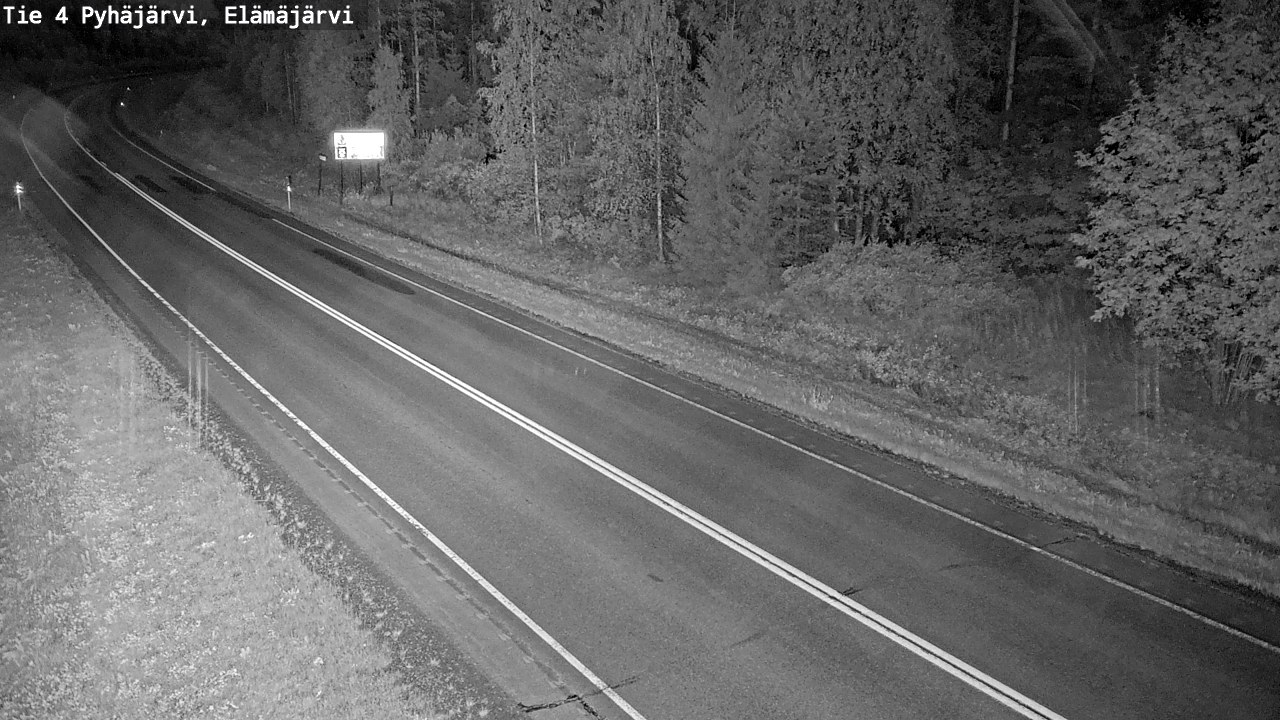 Kelikamerat Kuva Tie 4 Pyhäjärvi, Elämäjärvi, Pyhäjärvi, Pohjois-Pohjanmaa