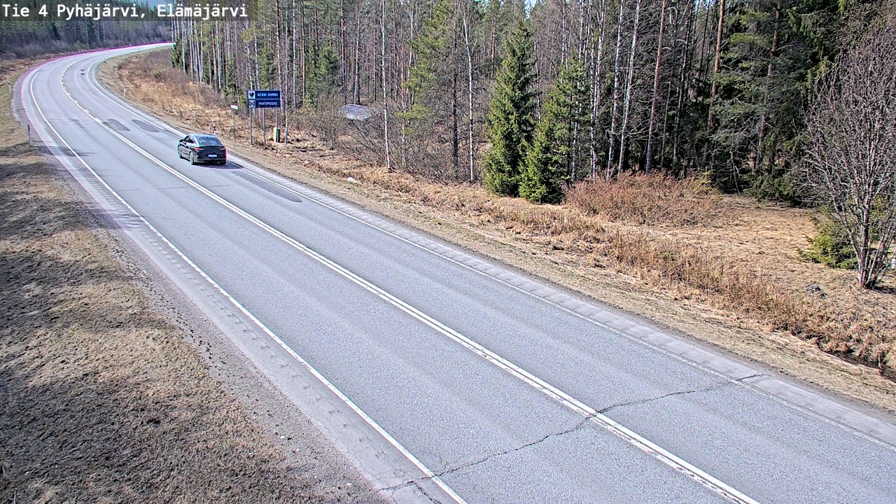Kelikamerat Kuva Tie 4 Pyhäjärvi, Elämäjärvi, Pyhäjärvi, Pohjois-Pohjanmaa