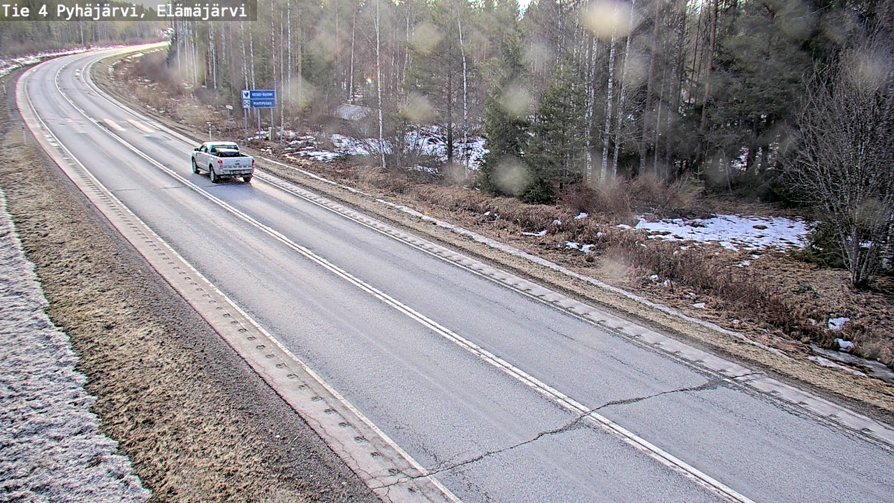 Kelikamerat Kuva Tie 4 Pyhäjärvi, Elämäjärvi, Pyhäjärvi, Pohjois-Pohjanmaa