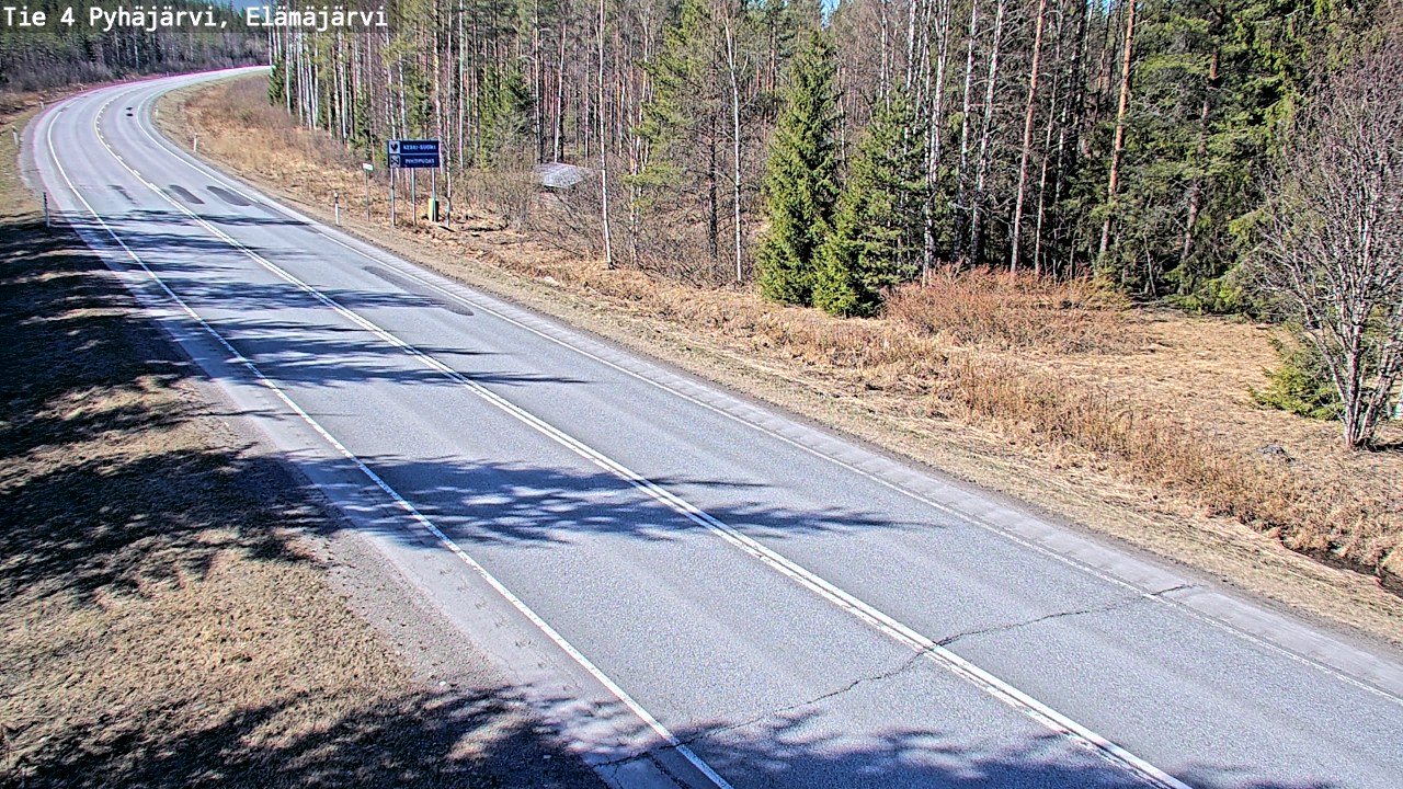 Kelikamerat Kuva Tie 4 Pyhäjärvi, Elämäjärvi, Pyhäjärvi, Pohjois-Pohjanmaa