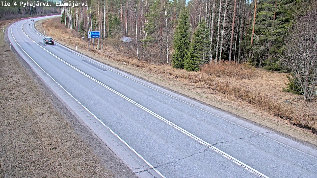 Kelikamerat Kuva Tie 4 Pyhäjärvi, Elämäjärvi, Pyhäjärvi, Pohjois-Pohjanmaa