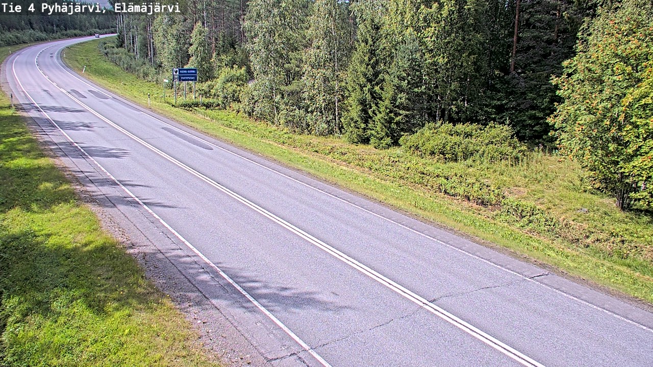Kelikamerat Kuva Tie 4 Pyhäjärvi, Elämäjärvi, Pyhäjärvi, Pohjois-Pohjanmaa