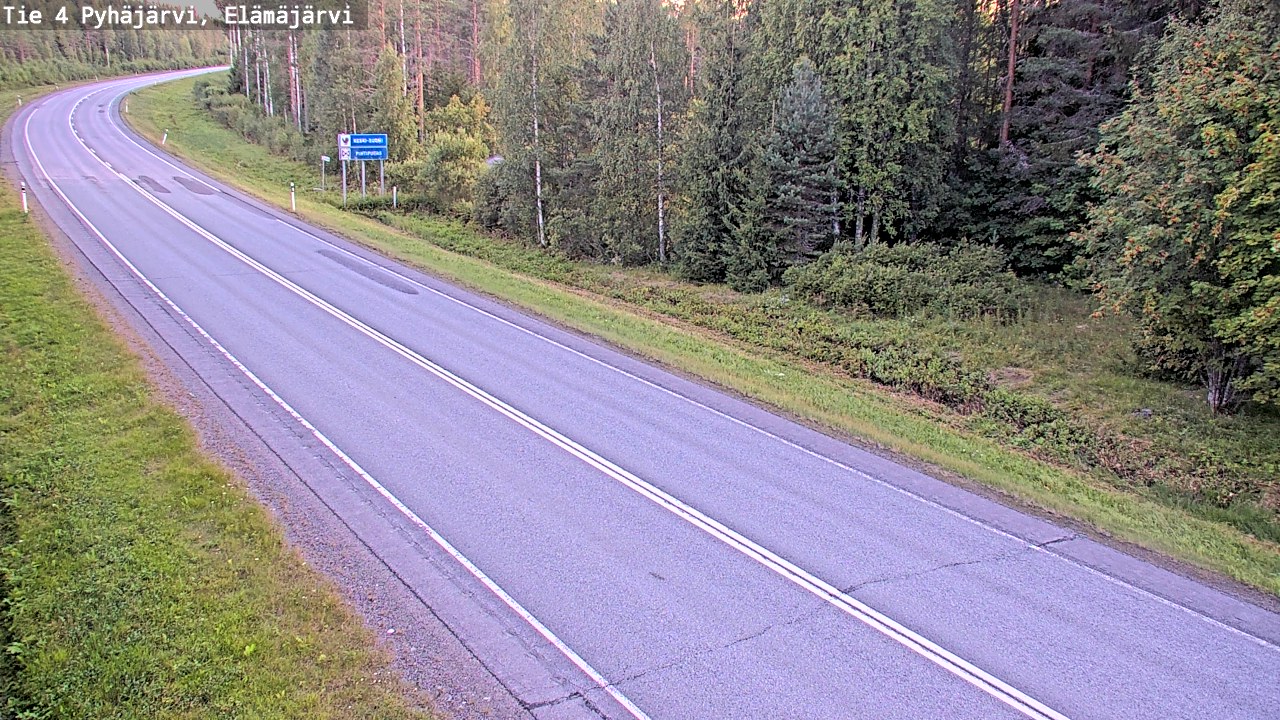 Kelikamerat Kuva Tie 4 Pyhäjärvi, Elämäjärvi, Pyhäjärvi, Pohjois-Pohjanmaa