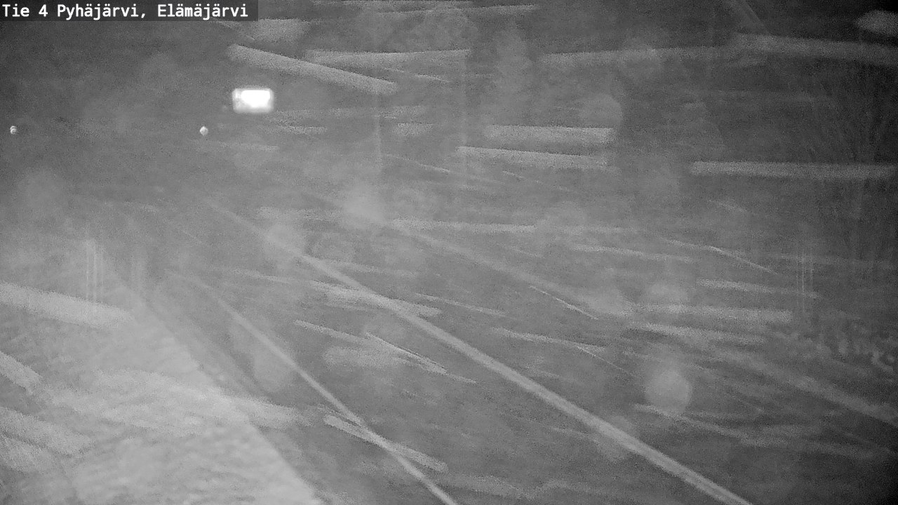 Weather Camera Image Väg 4 Pyhäjärvi, Elämäjärvi, Pyhäjärvi, Pohjois-Pohjanmaa