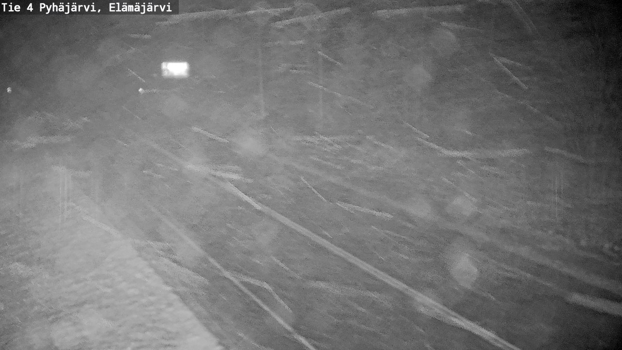 Weather Camera Image Väg 4 Pyhäjärvi, Elämäjärvi, Pyhäjärvi, Pohjois-Pohjanmaa