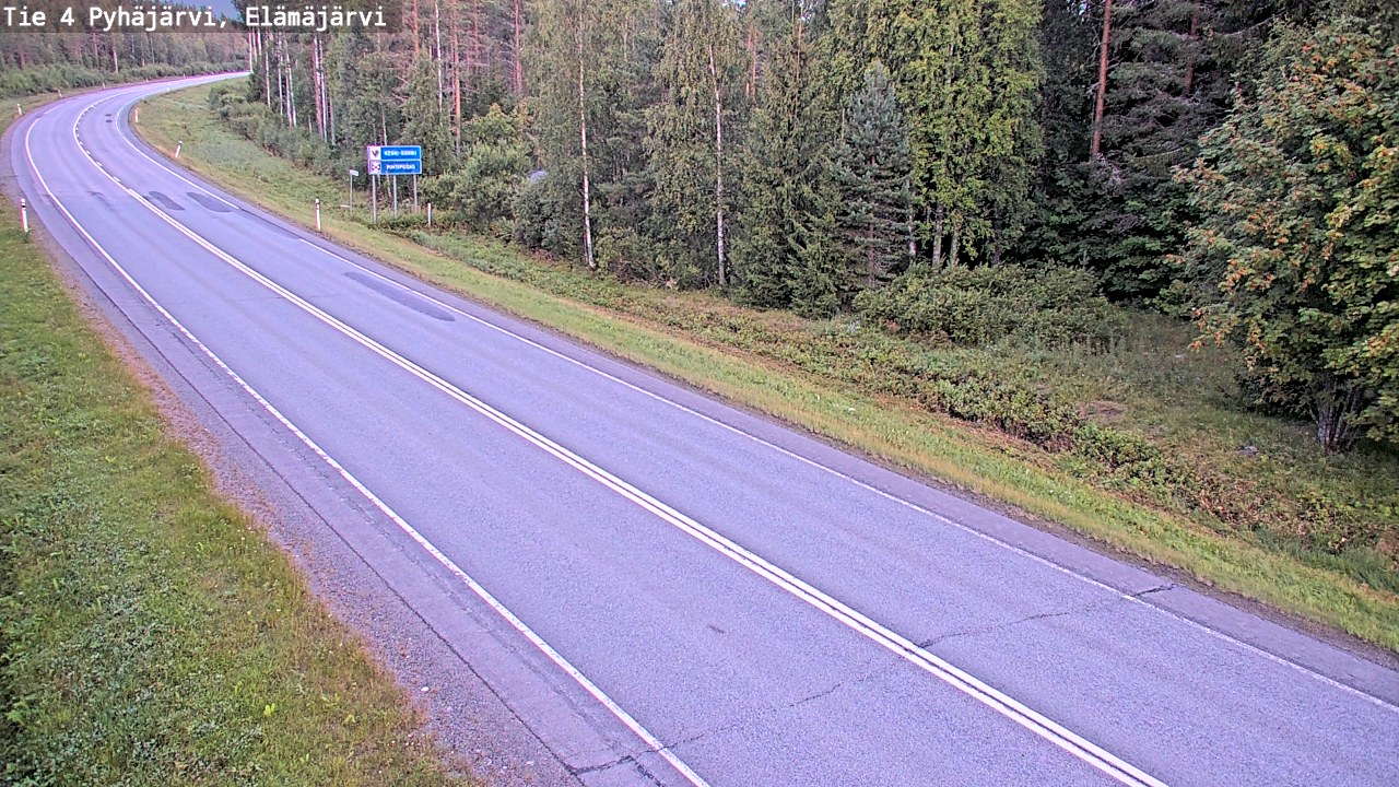 Kelikamerat Kuva Tie 4 Pyhäjärvi, Elämäjärvi, Pyhäjärvi, Pohjois-Pohjanmaa