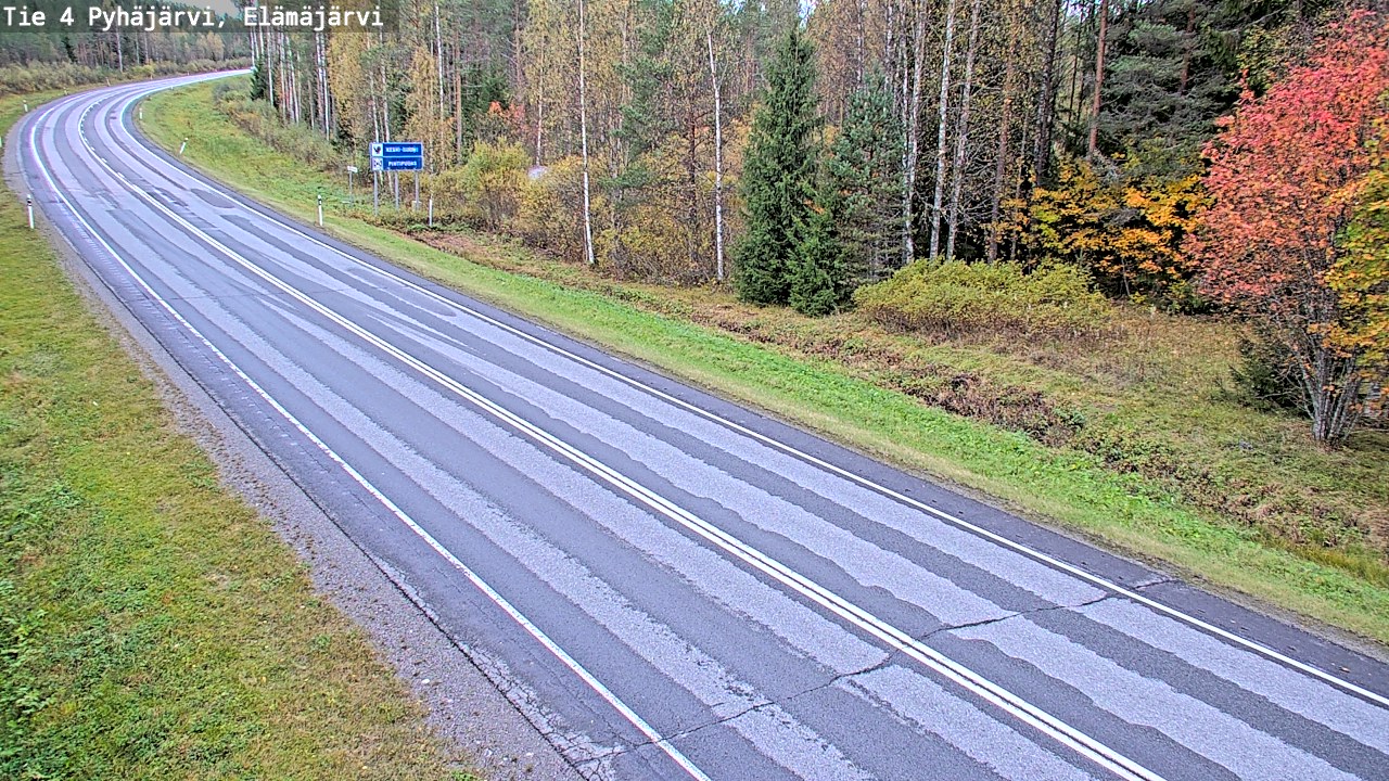 Kelikamerat Kuva Tie 4 Pyhäjärvi, Elämäjärvi, Pyhäjärvi, Pohjois-Pohjanmaa