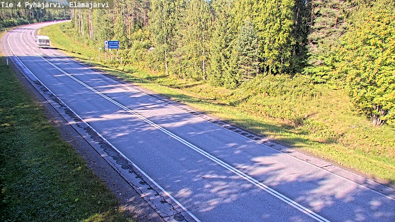 Kelikamerat Kuva Tie 4 Pyhäjärvi, Elämäjärvi, Pyhäjärvi, Pohjois-Pohjanmaa