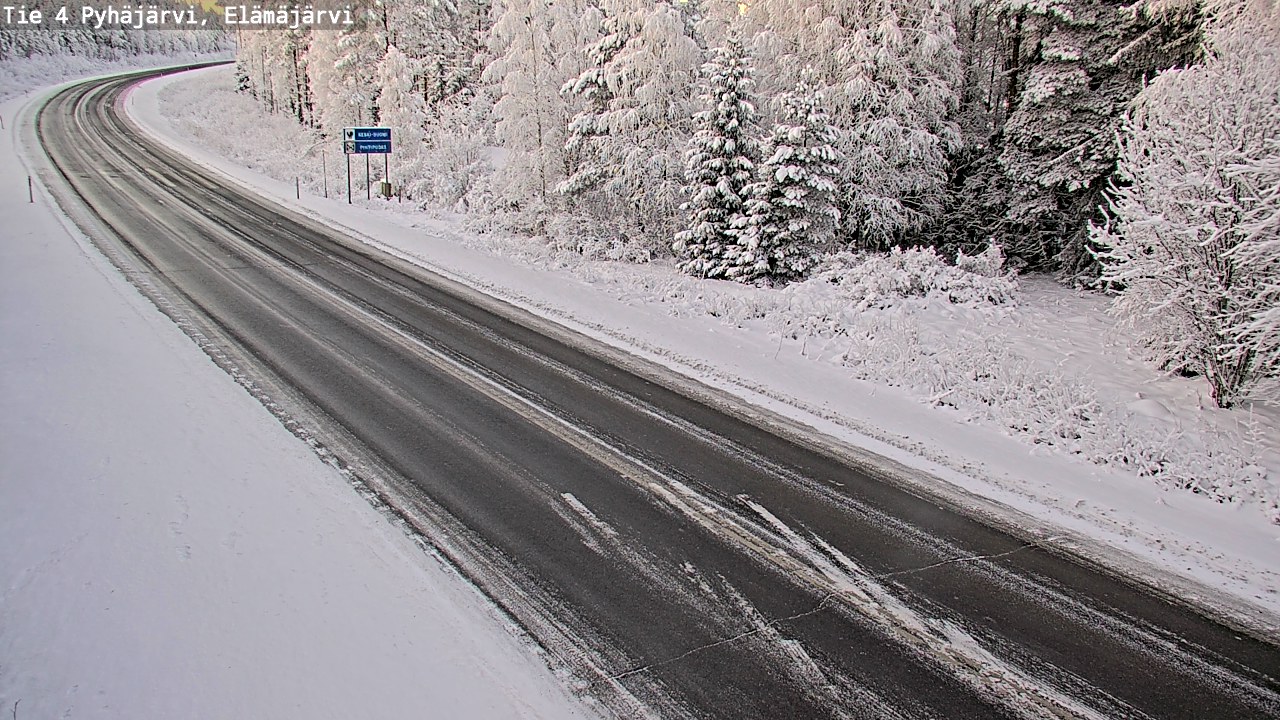 Kelikamerat Kuva Tie 4 Pyhäjärvi, Elämäjärvi, Pyhäjärvi, Pohjois-Pohjanmaa