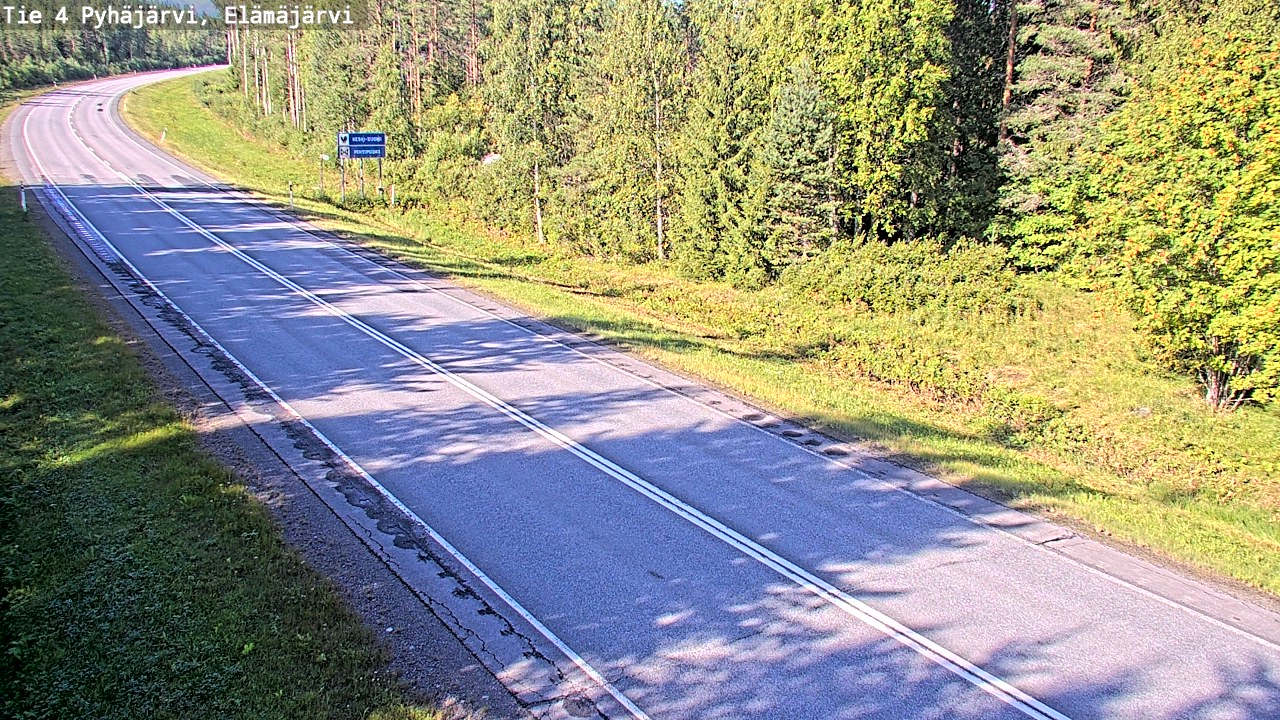 Kelikamerat Kuva Tie 4 Pyhäjärvi, Elämäjärvi, Pyhäjärvi, Pohjois-Pohjanmaa
