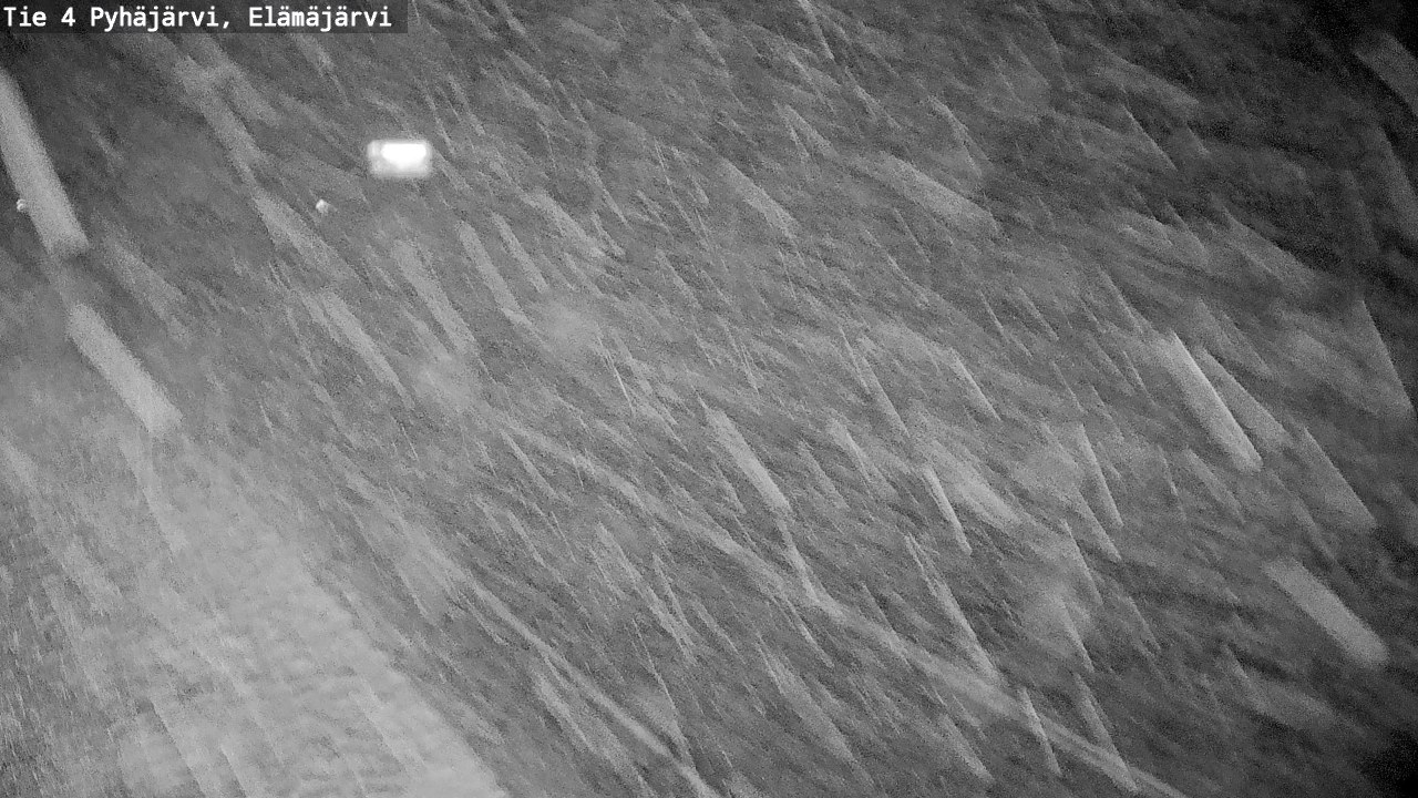 Weather Camera Image Väg 4 Pyhäjärvi, Elämäjärvi, Pyhäjärvi, Pohjois-Pohjanmaa