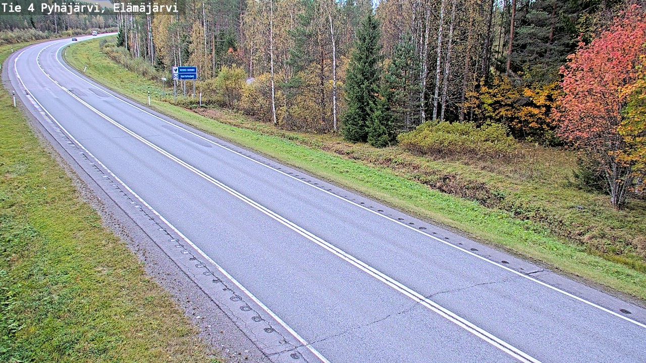 Kelikamerat Kuva Tie 4 Pyhäjärvi, Elämäjärvi, Pyhäjärvi, Pohjois-Pohjanmaa