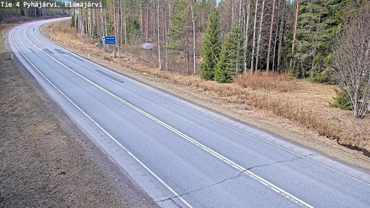 Kelikamerat Kuva Tie 4 Pyhäjärvi, Elämäjärvi, Pyhäjärvi, Pohjois-Pohjanmaa