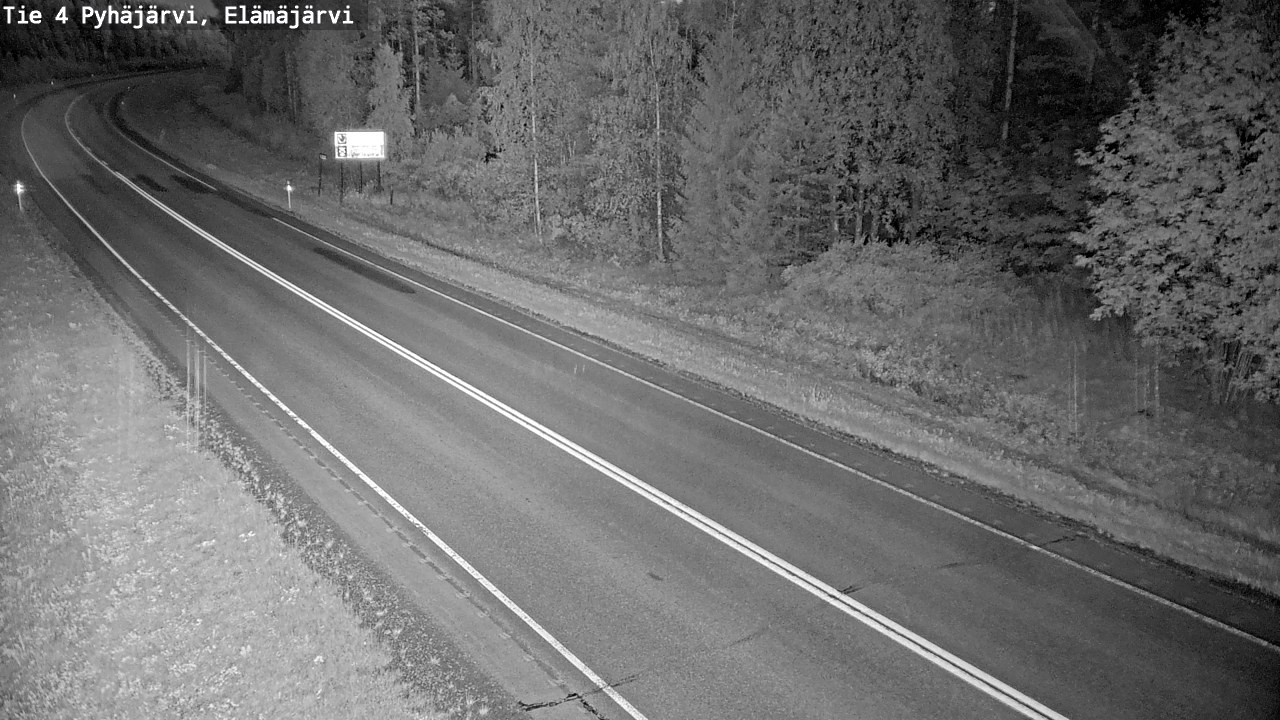 Kelikamerat Kuva Tie 4 Pyhäjärvi, Elämäjärvi, Pyhäjärvi, Pohjois-Pohjanmaa