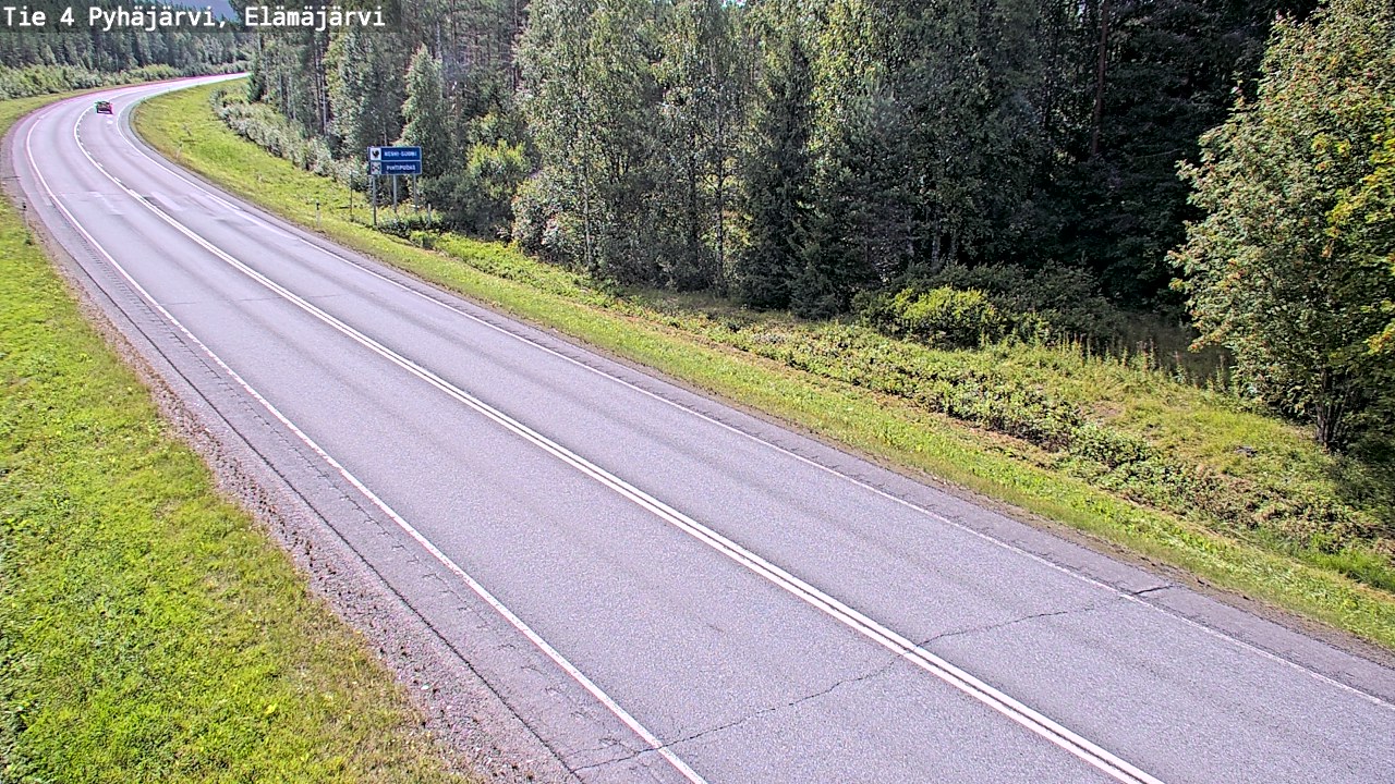 Kelikamerat Kuva Tie 4 Pyhäjärvi, Elämäjärvi, Pyhäjärvi, Pohjois-Pohjanmaa