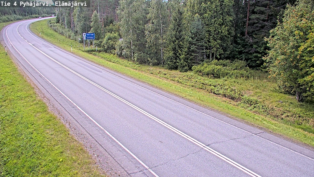 Kelikamerat Kuva Tie 4 Pyhäjärvi, Elämäjärvi, Pyhäjärvi, Pohjois-Pohjanmaa