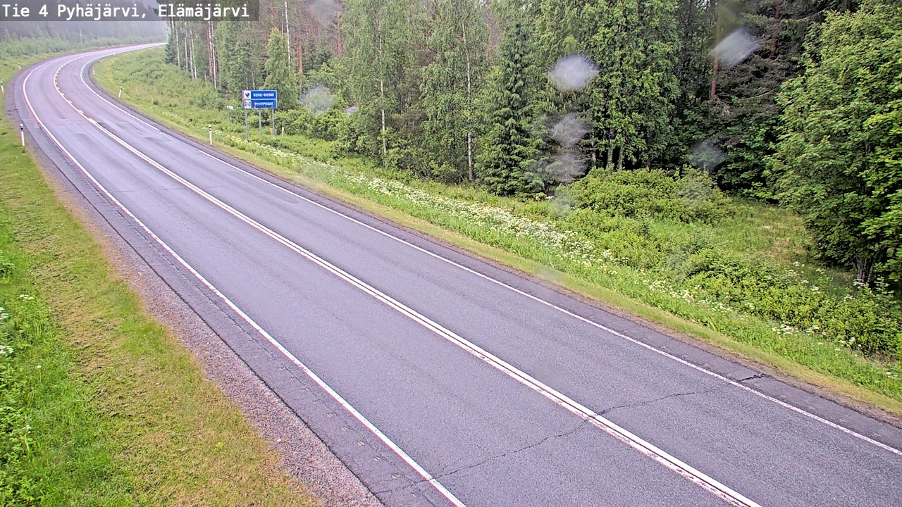 Kelikamerat Kuva Tie 4 Pyhäjärvi, Elämäjärvi, Pyhäjärvi, Pohjois-Pohjanmaa