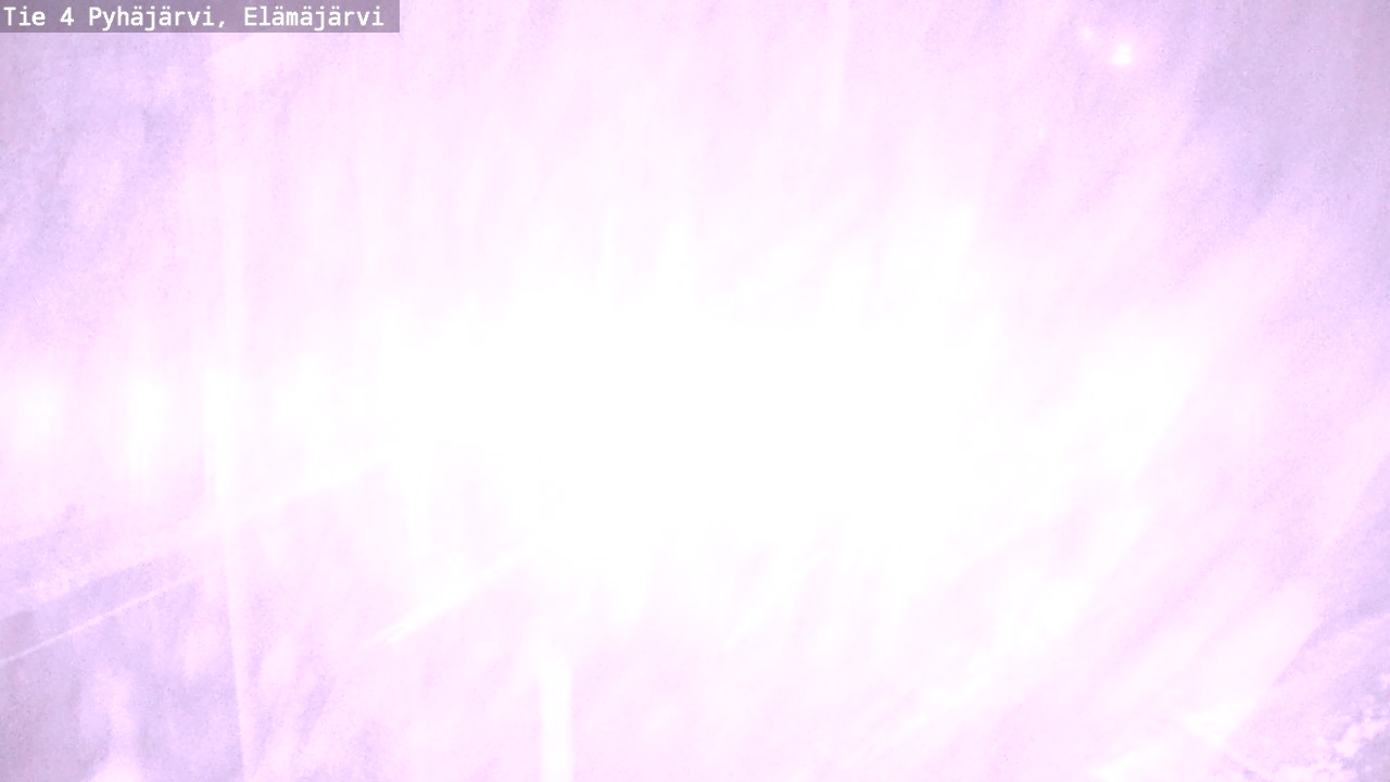 Weather Camera Image Väg 4 Pyhäjärvi, Elämäjärvi, Pyhäjärvi, Pohjois-Pohjanmaa