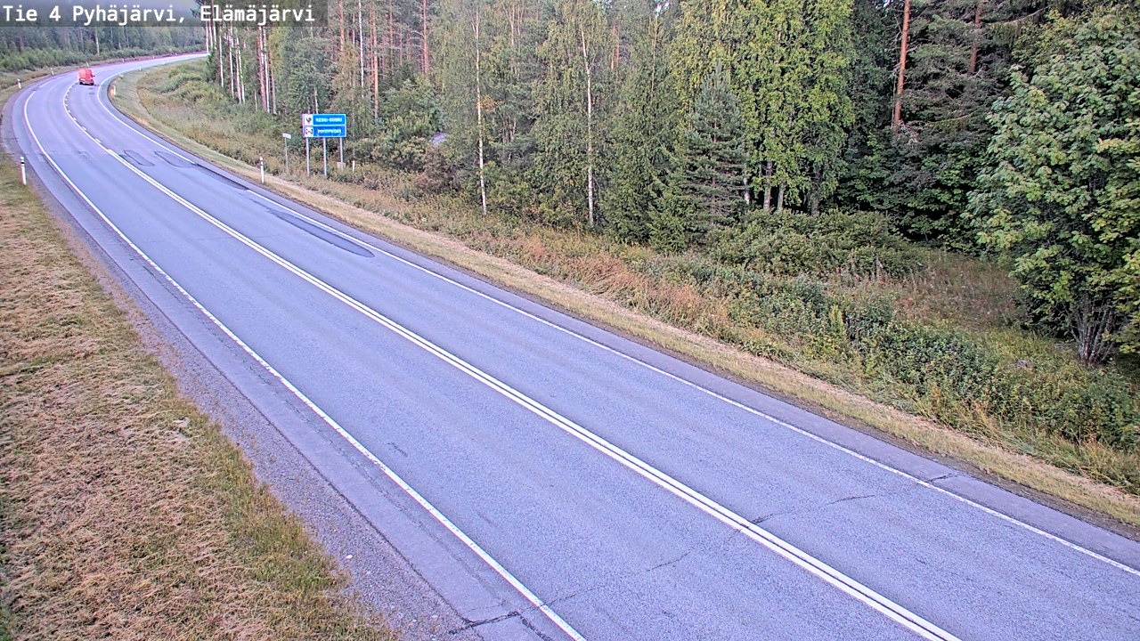 Kelikamerat Kuva Tie 4 Pyhäjärvi, Elämäjärvi, Pyhäjärvi, Pohjois-Pohjanmaa