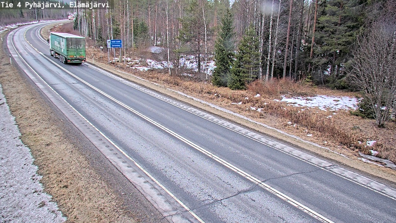 Kelikamerat Kuva Tie 4 Pyhäjärvi, Elämäjärvi, Pyhäjärvi, Pohjois-Pohjanmaa