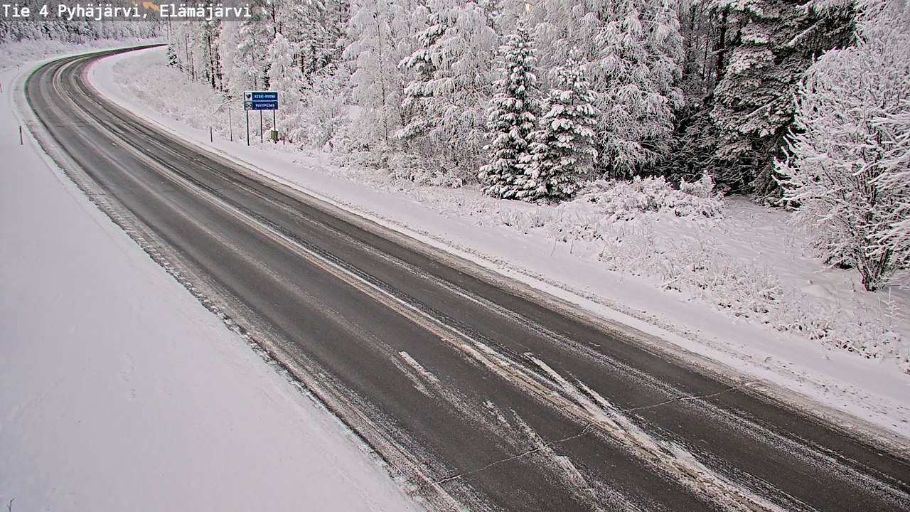 Kelikamerat Kuva Tie 4 Pyhäjärvi, Elämäjärvi, Pyhäjärvi, Pohjois-Pohjanmaa