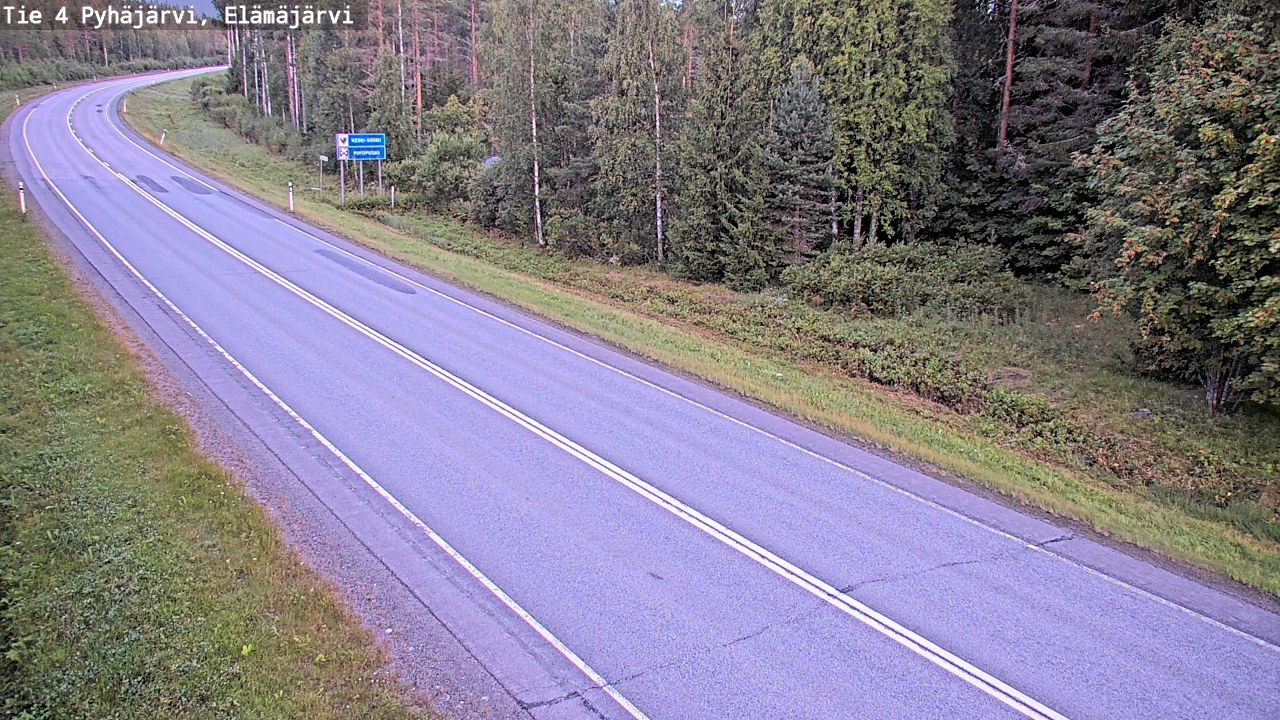 Kelikamerat Kuva Tie 4 Pyhäjärvi, Elämäjärvi, Pyhäjärvi, Pohjois-Pohjanmaa