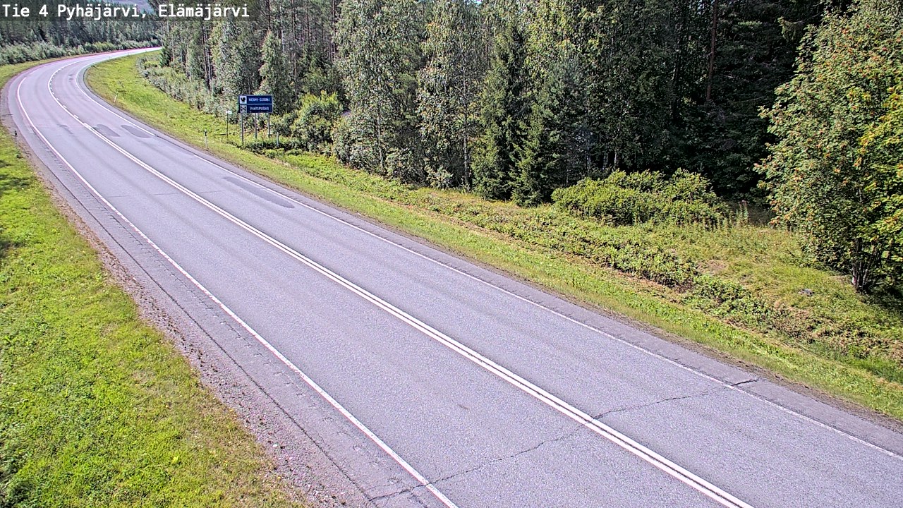 Kelikamerat Kuva Tie 4 Pyhäjärvi, Elämäjärvi, Pyhäjärvi, Pohjois-Pohjanmaa