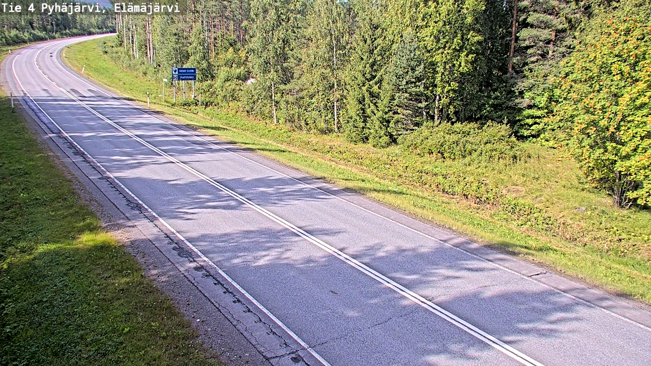 Kelikamerat Kuva Tie 4 Pyhäjärvi, Elämäjärvi, Pyhäjärvi, Pohjois-Pohjanmaa