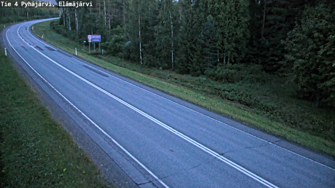 Kelikamerat Kuva Tie 4 Pyhäjärvi, Elämäjärvi, Pyhäjärvi, Pohjois-Pohjanmaa