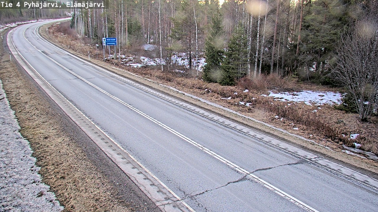 Kelikamerat Kuva Tie 4 Pyhäjärvi, Elämäjärvi, Pyhäjärvi, Pohjois-Pohjanmaa