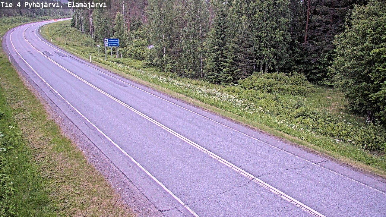 Kelikamerat Kuva Tie 4 Pyhäjärvi, Elämäjärvi, Pyhäjärvi, Pohjois-Pohjanmaa