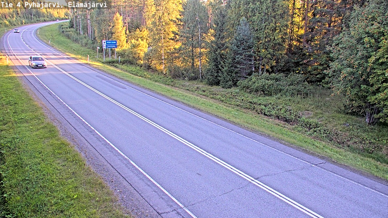 Kelikamerat Kuva Tie 4 Pyhäjärvi, Elämäjärvi, Pyhäjärvi, Pohjois-Pohjanmaa