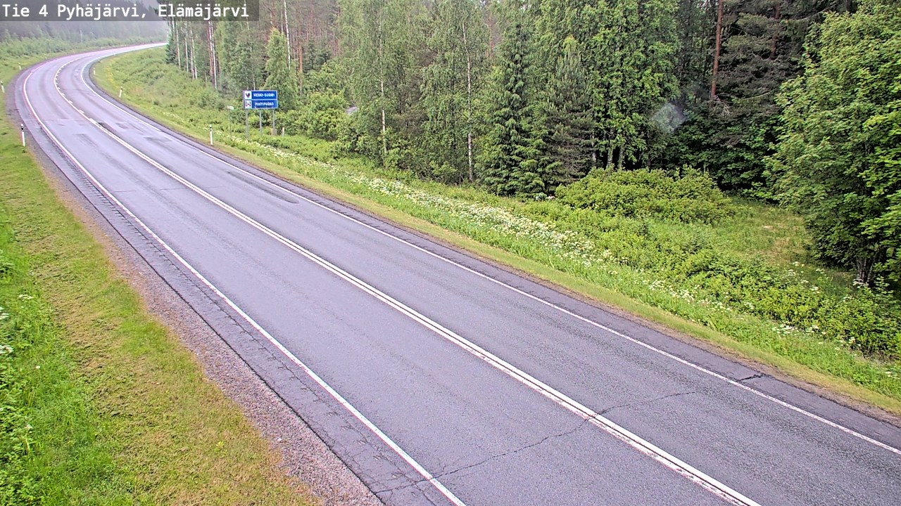 Kelikamerat Kuva Tie 4 Pyhäjärvi, Elämäjärvi, Pyhäjärvi, Pohjois-Pohjanmaa