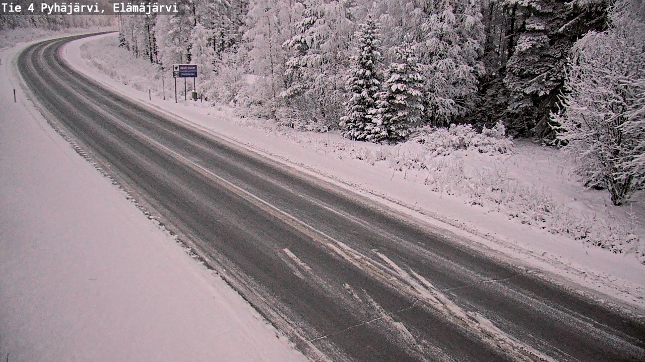 Kelikamerat Kuva Tie 4 Pyhäjärvi, Elämäjärvi, Pyhäjärvi, Pohjois-Pohjanmaa