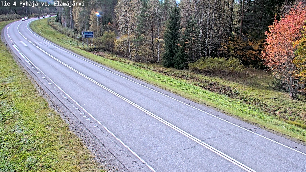 Kelikamerat Kuva Tie 4 Pyhäjärvi, Elämäjärvi, Pyhäjärvi, Pohjois-Pohjanmaa