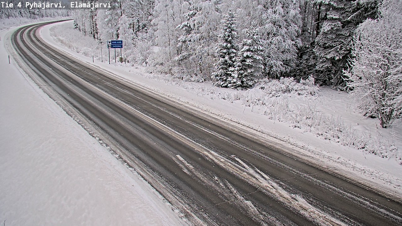 Kelikamerat Kuva Tie 4 Pyhäjärvi, Elämäjärvi, Pyhäjärvi, Pohjois-Pohjanmaa