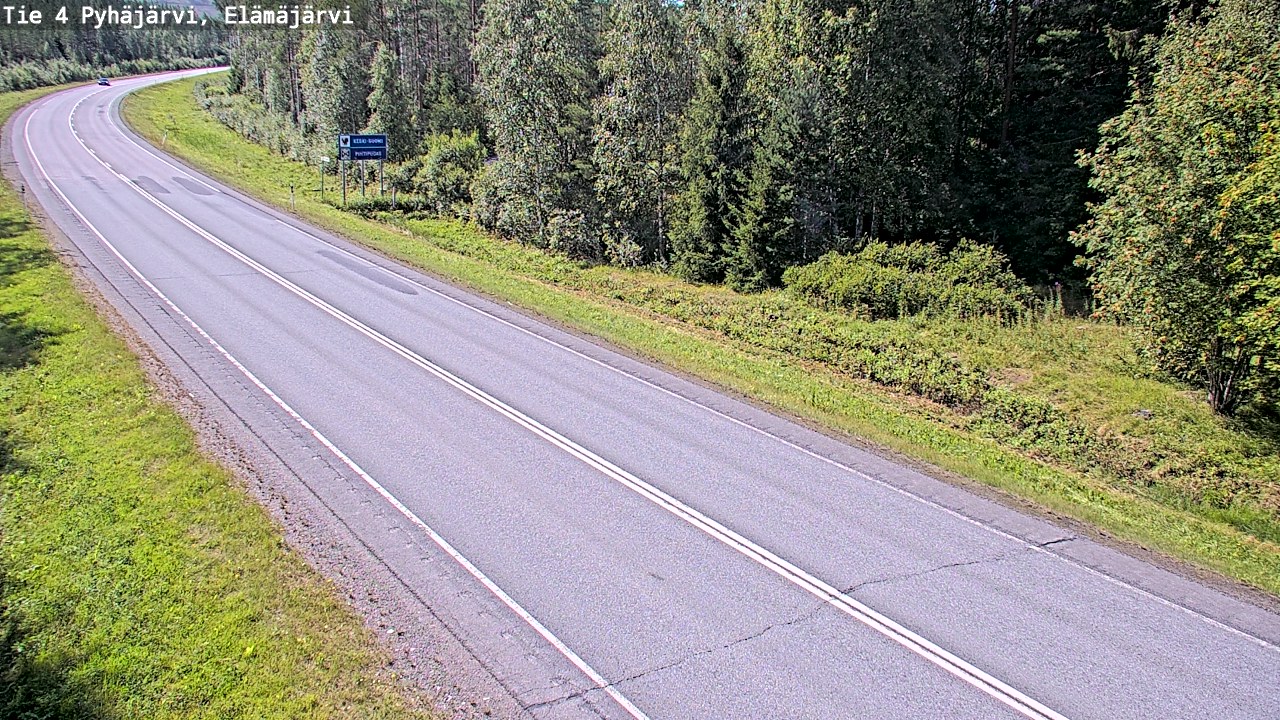Kelikamerat Kuva Tie 4 Pyhäjärvi, Elämäjärvi, Pyhäjärvi, Pohjois-Pohjanmaa