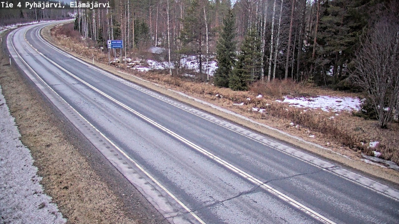 Kelikamerat Kuva Tie 4 Pyhäjärvi, Elämäjärvi, Pyhäjärvi, Pohjois-Pohjanmaa